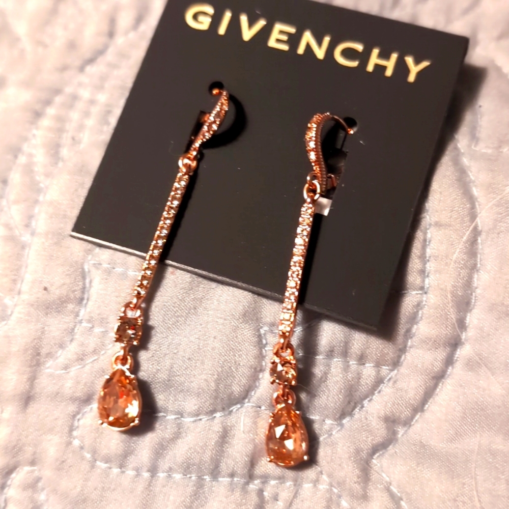 Givenchy rose gold earrings
